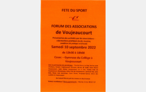 Forum des associations de Voujeaucourt